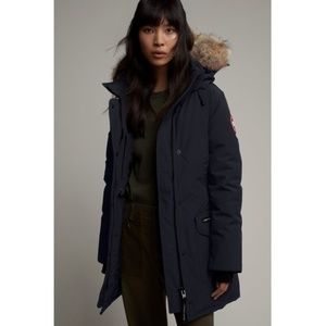 Canada Goose Trillium Parka Coat Navy S/P